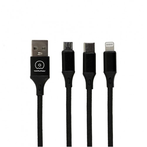 Кабель USB WUW X208 IP+C+M 3-in-1
