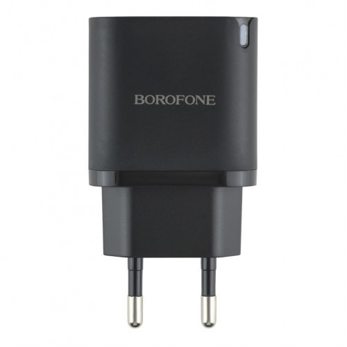 Мережевий Зарядний Пристрій Borofone BA83A 1USB-C/1USB PD/QC 20W+Type-C to Type-C М'ята упаковка
