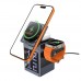 Бездротовий Зарядний Пристрій Hoco DWQ04 5in1 15W(Pixel Display/Clock/BT Speaker 5W) IP Version