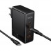 Мережевий Зарядний Пристрій Hoco N85 3USB-C/1USB PD100W GAN+Type-C to Type-C 2m