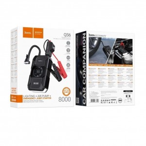Автомобільний Пусковий Пристрій Hoco QS6/Компресор/Power Bank(8000mAh)