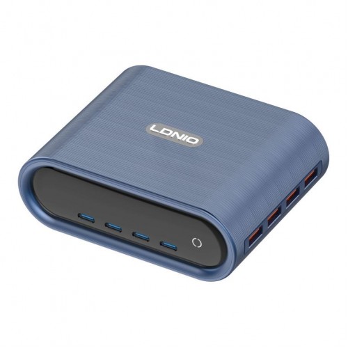Мережевий Зарядний Пристрій LDNIO Q17 4USB-A/4USB-C GAN 100W+Type-C to Type-C