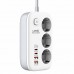 Мережевий Подовжувач LDNIO SE3436 2USB-A / 2USB-C / 3-Sockets GAN QC/PD65W 2m Мережевий Подовжувач LDNIO SE3436 2USB-A / 2USB-C / 3-Sockets GAN QC/PD65W 2m