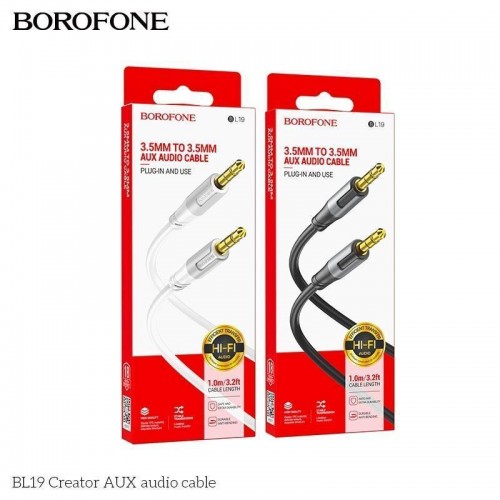 Кабель Aux Borofone BL19 М'ята упаковка