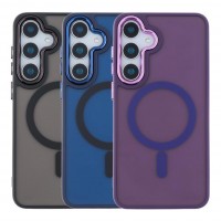 Чохол TPU+PC Space Magnetic Color with Magsafe для Samsung Galaxy S23 FE 5G (S711)