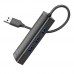 Хаб USB Hoco HB42 4-in-1 (USB to USB3.0*3+RJ45 1Gbps) (L=1.2M)
