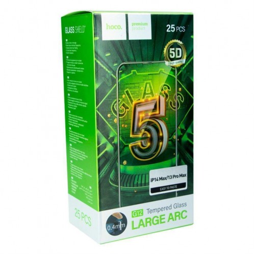 Захисне скло Hoco G12 5D for Apple iPhone 13 Pro Max/14 Plus 25 шт