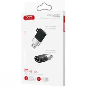 Перехідник XO NB149-C TYPE C to Micro connector Перехідник XO NB149-C TYPE C to Micro connector