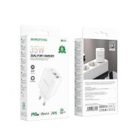 Мережевий Зарядний Пристрій Borofone BN9 Reacher PD/QC 35W М'ята упаковка