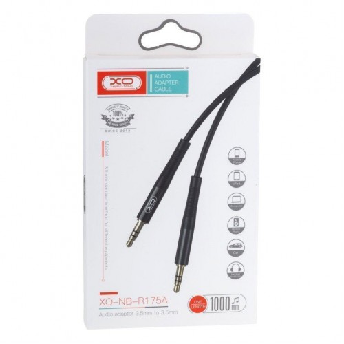 Кабель Aux XO NB-R175A 3.5mm to  3.5mm