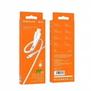 Кабель USB Borofone BX60 Superior PD20W Type C to Lightning Кабель USB Borofone BX60 Superior PD20W Type C to Lightning