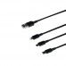 Кабель USB Borofone BX72 3-in-1 IP+Type-C+Micro Кабель USB Borofone BX72 3-in-1 IP+Type-C+Micro