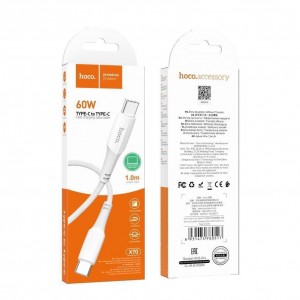 Кабель USB Hoco X70 Ferry 60W Type C to Type C