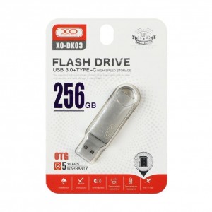 USB флеш-накопичувач XO DK03 USB3.0+Type C 256GB USB флеш-накопичувач XO DK03 USB3.0+Type C 256GB
