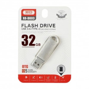 USB флеш-накопичувач XO DK03 USB3.0+Type C 32GB USB флеш-накопичувач XO DK03 USB3.0+Type C 32GB