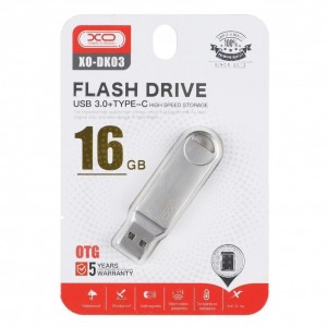 USB флеш-накопичувач XO DK03 USB3.0+Type C 16GB USB флеш-накопичувач XO DK03 USB3.0+Type C 16GB