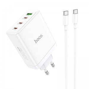Мережевий Зарядний Пристрій Hoco N31 Leader GAN PD 100W/QC 22.5W Type-C to Type-C