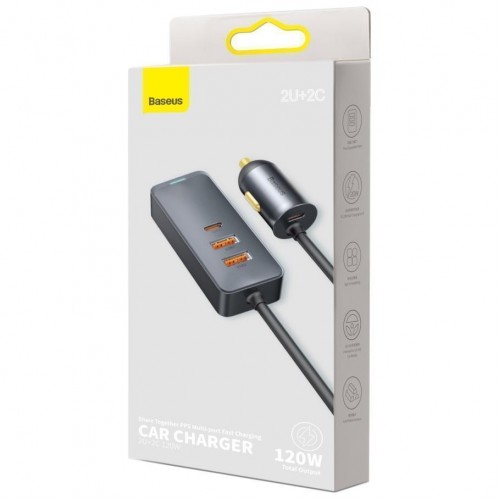 Автомобільний Зарядний Пристрій Baseus Share Together PPS multi-port 120W CCBT-A