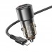 Автомобільний Зарядний Пристрій Borofone BZ20A Smart 83W dual port PD65W+QC18W Type-C to Lightning Автомобільний Зарядний Пристрій Borofone BZ20A Smart 83W dual port PD65W+QC18W Type-C to Lightning