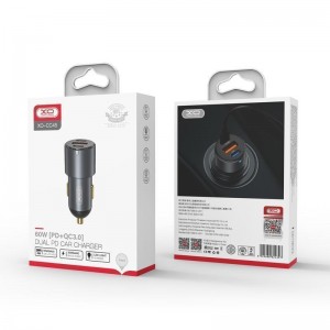 Автомобільний Зарядний Пристрій XO CC45 PD30W PD+USB30W Shared 60W Metal Автомобільний Зарядний Пристрій XO CC45 PD30W PD+USB30W Shared 60W Metal
