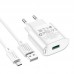 Мережевий Зарядний Пристрій Hoco C109A 1USB QC 18W+USB to Micro Мережевий Зарядний Пристрій Hoco C109A 1USB QC 18W+USB to Micro
