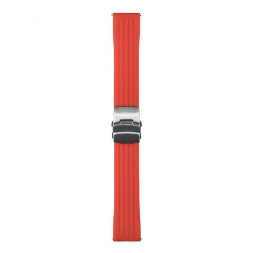 Ремінець Универс 20 mm Silicone+Metal lock для Samsung/Amazfit/Huawei