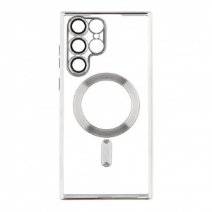 Чохол TPU Metallic Full Camera with Magsafe для Samsung Galaxy S22 Ultra 5G (S908)