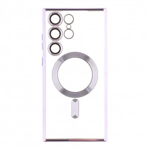 Чохол TPU Metallic Full Camera with Magsafe для Samsung Galaxy S23 Ultra 5G (S918)