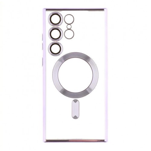 Чохол TPU Metallic Full Camera with Magsafe для Samsung Galaxy S23 Ultra 5G (S918)