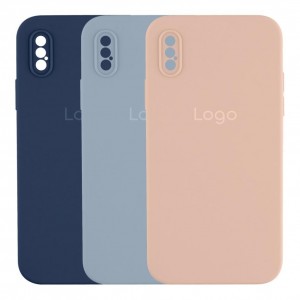 Чохол Silicone Case Square Full Camera для iPhone X/Xs