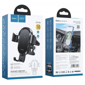 Автотримач Hoco CA105 Wireless 15W Автотримач Hoco CA105 Wireless 15W