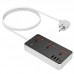 Мережевий Подовжувач Hoco AC8A PD30W/QC18W/1C3A 1.5m Мережевий Подовжувач Hoco AC8A PD30W/QC18W/1C3A 1.5m