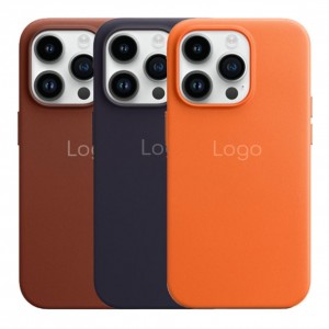 Чохол Leather Case with MagSafe для iPhone 15 Pro Max