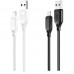 Кабель USB XO NB235 Zebra series Braided 2.4A Lightning