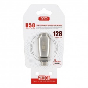 USB флеш-накопичувач XO U50 USB3.0+Type C 128GB USB флеш-накопичувач XO U50 USB3.0+Type C 128GB