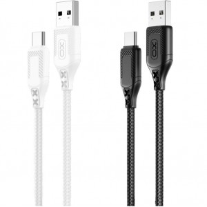 Кабель USB XO NB235 Zebra series Braided 2.4A Type C Кабель USB XO NB235 Zebra series Braided 2.4A Type C