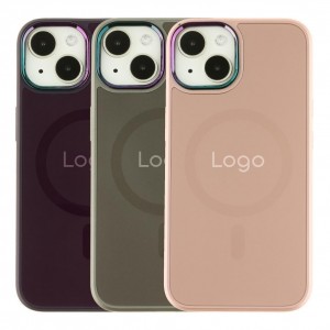 Чохол AG-Glass Chrome Camera with Magsafe для iPhone 14 Чохол AG-Glass Chrome Camera with Magsafe для iPhone 14