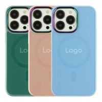 Чохол AG-Glass Chrome Camera with Magsafe для iPhone 13 Pro Max Чохол AG-Glass Chrome Camera with Magsafe для iPhone 13 Pro Max