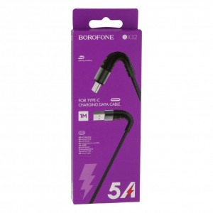 Кабель USB Borofone BX32 Munificent Type-C 1m М'ята упаковка Кабель USB Borofone BX32 Munificent Type-C 1m М'ята упаковка