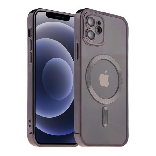 Чохол TPU Metallic Full Camera with Magsafe для iPhone 12