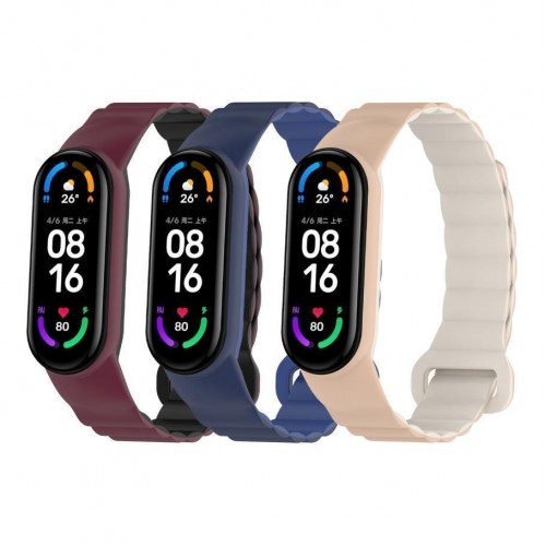 Ремінець для Xiaomi Mi Band 3/4/5/6/7 Silicone Link