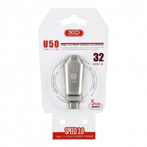 USB флеш-накопичувач XO U50 USB3.0+Type C 32GB USB флеш-накопичувач XO U50 USB3.0+Type C 32GB