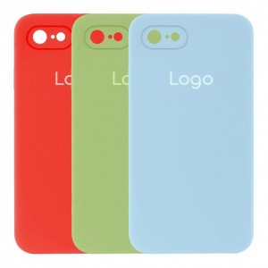 Чохол Silicone Case Square Full Camera для iPhone 7/8/SE 2020