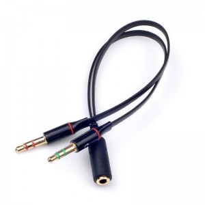 Розділювач Аудіо виходу Aux 3.5mm (Female) to 2Aux 3.5mm (Male)