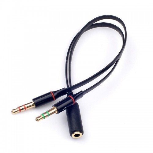Розділювач Аудіо виходу Aux 3.5mm (Female) to 2Aux 3.5mm (Male)