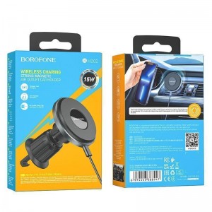Автотримач Borofone BH202 Seaside Magnetic Wireless 15W Автотримач Borofone BH202 Seaside Magnetic Wireless 15W