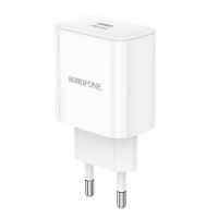 Мережевий Зарядний Пристрій Borofone BA81A 1USB-C PD/QC 20W Мережевий Зарядний Пристрій Borofone BA81A 1USB-C PD/QC 20W