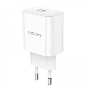 Мережевий Зарядний Пристрій Borofone BA81A 1USB-C PD/QC 20W