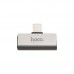 Перехідник Hoco LS24 Dual Lightning Converter М'ята упаковка