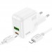 Мережевий Зарядний Пристрій Hoco C111A Lucky PD30W+QC3.0 Type-C to Lightning Мережевий Зарядний Пристрій Hoco C111A Lucky PD30W+QC3.0 Type-C to Lightning